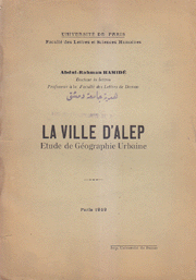 La Ville D'Alep