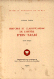 Histoire et Classification de L'Oeuver d'ibn Arabi 1/2