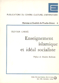 Enseignement islamique et idéal socialiste