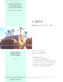 Larsa Travaux de 1987 et 1989