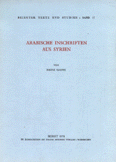 Arabische Inschriften aus Syrien