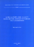 Kitab Al Namus D`ibn al-qilai dans l`histoire juridique du mariage chez les Maronites