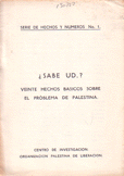 Sabe Ud Veinte Hechos Basicos Sobre El Problema De Palestina