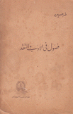 فصول في الأدب والنقد