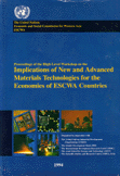 Implications Of New and Advanced Materials Technologies For the Econmies Of Escwa Countries