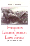 Introduction a l'histoire politique du Liban moderne