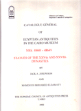 catalogue général of Egyptian antiquities in the Cairo museum NRS. 48601 - 48649 statues of the XXVth and XXVI th dynast