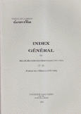 Index General de Melto Recherches Orientales 1965-1969 et de Parole De L'Orient 1970-1988Parole de L'Orient 1970-1998