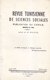 Revue tunisienne de sciences sociales