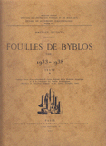 fouilles de Byblos T2 1933 - 1938 Texte