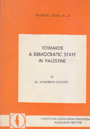 Towards a democratic state in Palestine