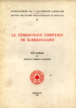 Le temoignage chretien de kierkegaard