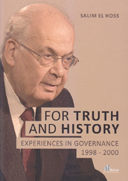 For Truth and History Experiences in Governance 1998-2000