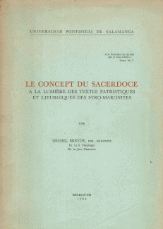 Le concept du Sacerdoce