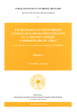 étude hydro-pluviométrique comparative des bassins versants de la région cotière intermediaire du liban 1/2