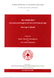 Recherches en linguistique et en litterature