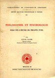 Philosophie et psychologie