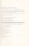 Chronology of Arab politics