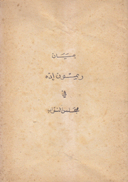 بيان ريمون إده في مجلس النواب