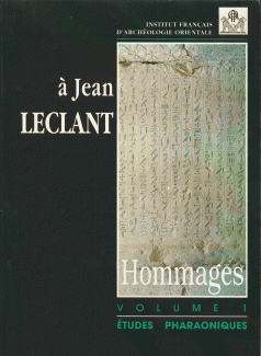 Hommages a Jean LECLANT 1/2