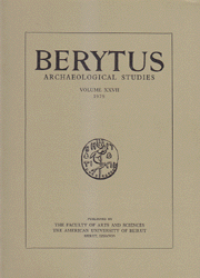 Berytus v - XXVII 1979