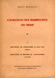 Catalogue des Manuscrits du Liban 1/4