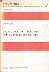 L'Influence Du Stoicisme Sur La Pensee Musulmane