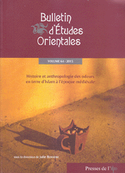 Bulletin d'Etudes Orientales tome 64-2015 