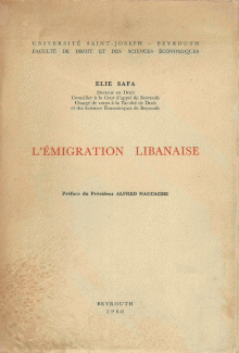 L'Emigration Libanaise