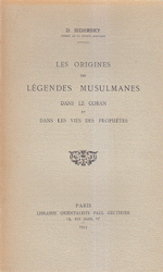 Les Origines Des L'Egendes Musulmanes