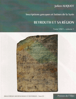 Inscriptions Grecques Et Latines De La Syrie T8-1