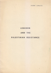 Lebanon And The Palestinian Resistance