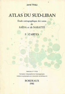 Atlas du Sud-Liban 1 Cartes