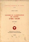 Histoire et Classification de L'Oeuver d'ibn Arabi 1/2