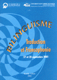 bilinguisme Traduction et Francophonie