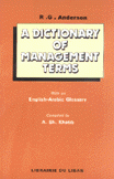 A Dictionary of Management Terms
