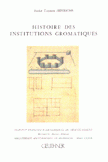 Histoire Des Institutions Gromatiques