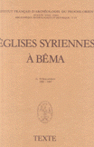 Eglises Syriennes A Bema Texte