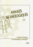 Annales Islamologiques 39