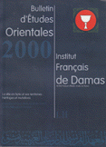 Bulletin d'etudes Orientales Tome 52 LII 2000