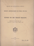 Report on the Human remains