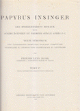 Papyrus Insinger 1/2