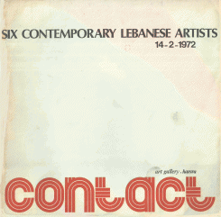 six contemporary Lebanese artists 1972