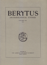 Berytus v - XIX 1970