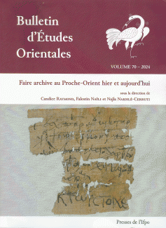 Bulletin d'etudes Orientales Tome 70 - 2024