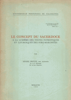 Le concept du Sacerdoce