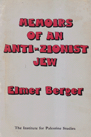 Memoirs of an Anti-Zionist Jew