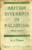 British interests in palestine