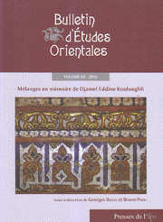 Bulletin d'etudes Orientales v65