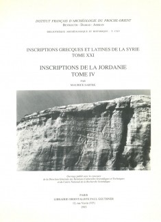 Inscriptions Grecques et Latines de la Syrie T21 Inscriptions de la Jordanie